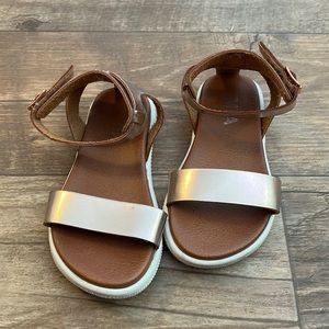 Mini MIA Toddler Girl Sandals- Rose Gold- Size 8